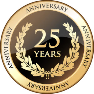 Celebrate Our 25th Anniversary with 25% Off!