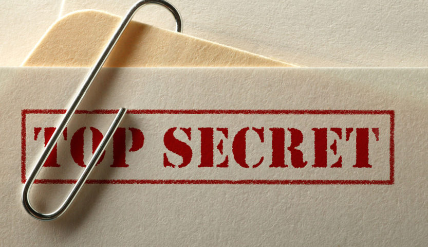 top secret file folder